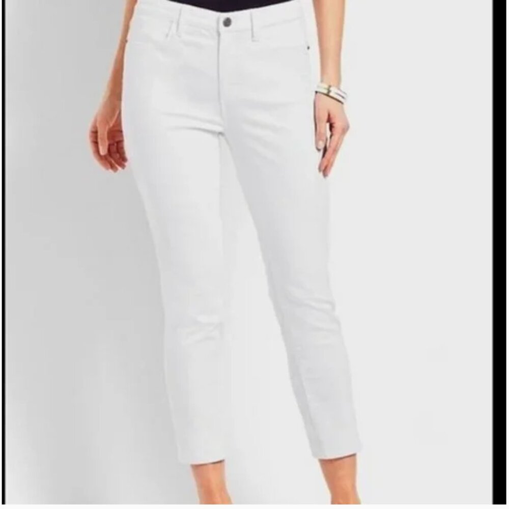 Talbots Flawless White High-Waist Jegging Crop 14P